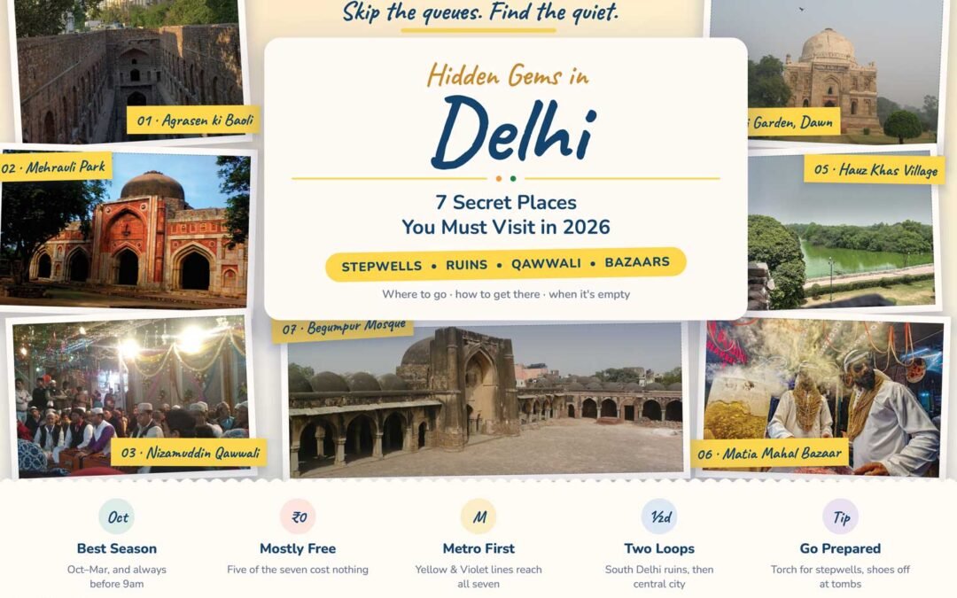 Hidden Gems in Delhi: 7 Secret Places You Must Visit in 2026
